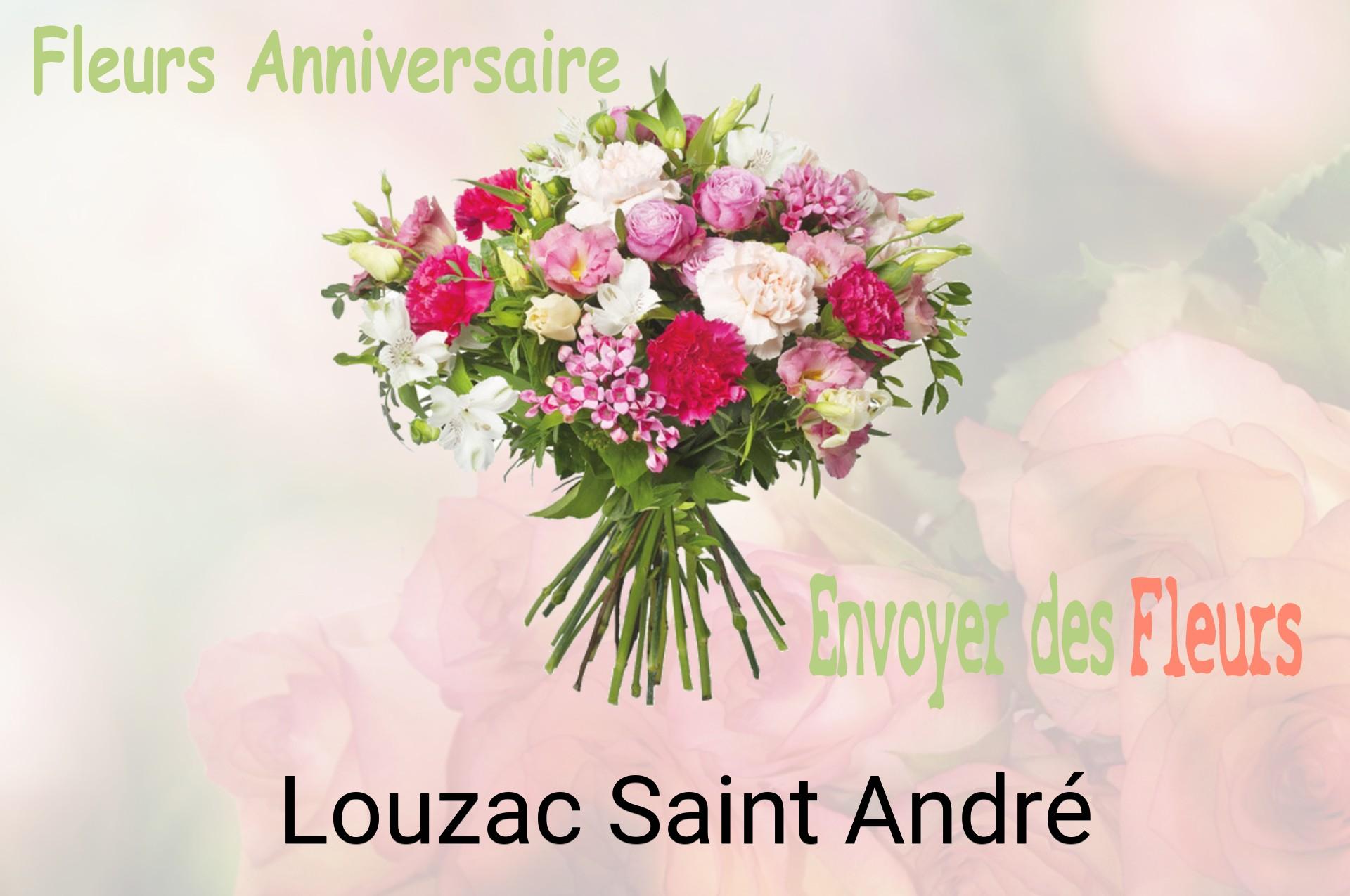 Bouquet de fleurs d’anniversaire livré à Louzac-Saint-André