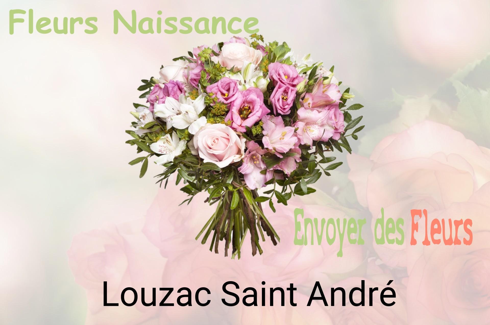 Bouquet de fleurs de naissance livré à Louzac-Saint-André