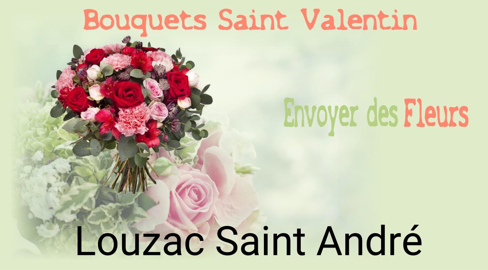 Roses de Saint-Valentin livrées à Louzac-Saint-André